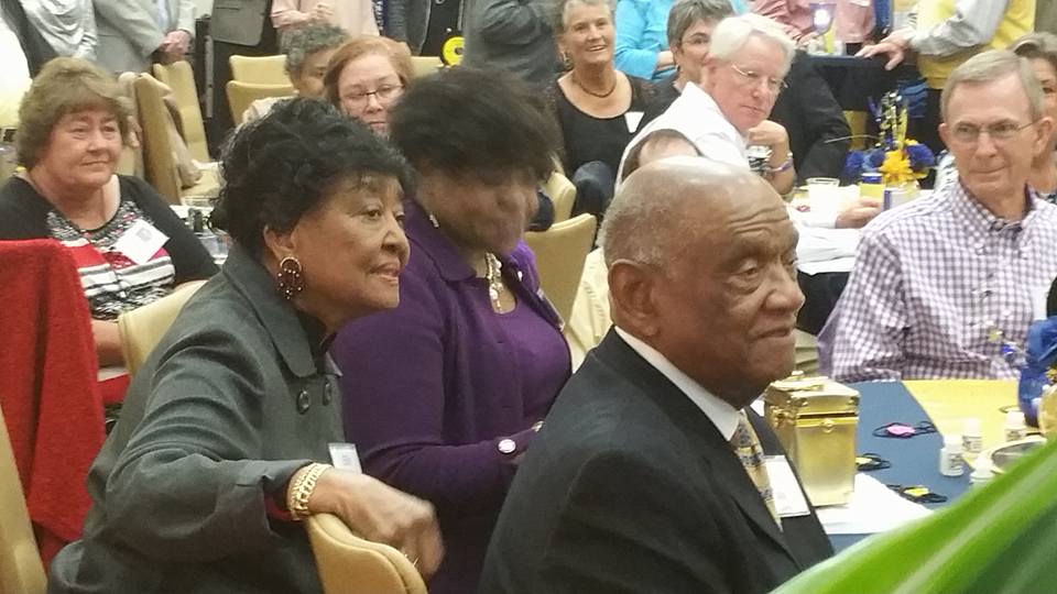Our honored guests - former faculty members:
Ella Davis and husband Guion Davis (both faculty members);
Richard Hicks and wife, Kathy Hicks;
Charlie Martin and wife, Gathel Martin;
Mary Sutton 